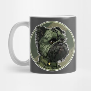 Affenpinscher Camouflage Motif Mug